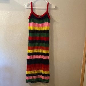 Say What color block swimsuit cover dress size medium